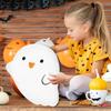 Cartoon Ghost Shaped Throw Pillow PP Cotton Filing Novelty Pumpkin Cushion  Atmosphere Decor