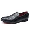 Luxury Men Shoes Braid Loafers Breathable Leather Casual Shoes Plus Size Driving Flats Moccasins Slip On Business Oxfords Shoes
