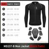 WOSAWE Motorcycle Jacket Body Armor Protection Jackets Motorbike Clothing Moto Riding Back Protectors CE Certification Soft Pads