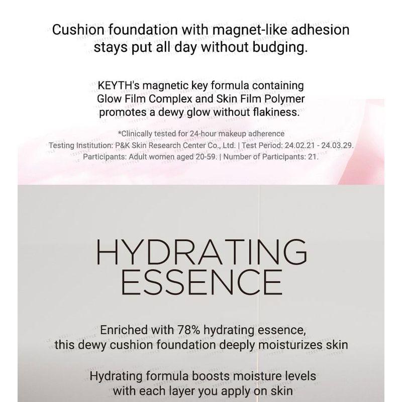 KEYTH - Cushion Magnetico Rosa - 5 Colori