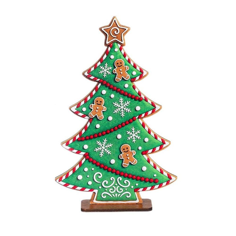 Candy Colors Christmas Trees Wooden Room Ornament  for Christmas Party