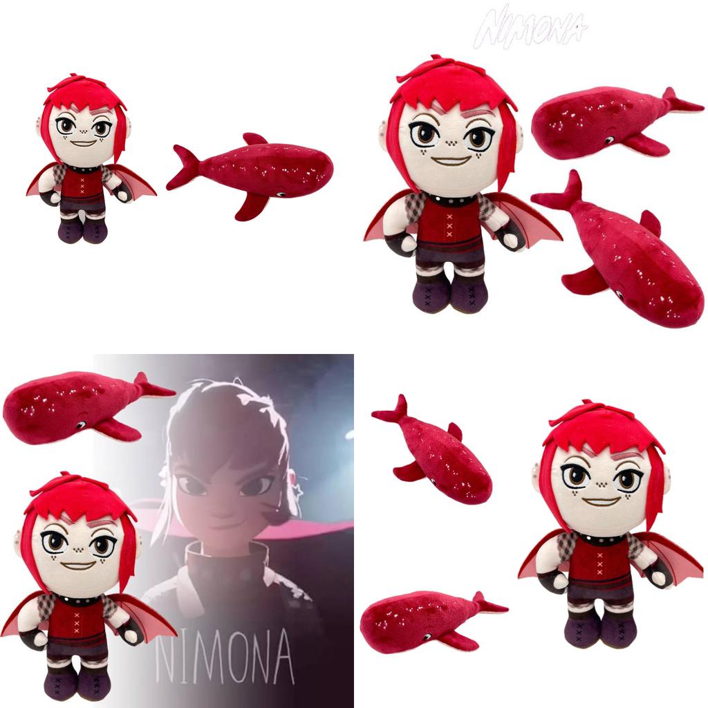 Nimona Monster Girl Plush Toy Doll Anime Collectible Figure