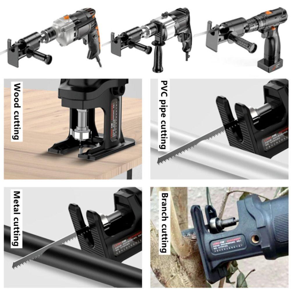 Anti Slip Guard Drill Saw Adapter Electric Drill Converter  for Wood PVC Pipe Metal Cutting