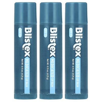 Medicated Lip Balm, Lip Protectant/Sunscreen, Spf 15, 3-Pack Balm Value Pack, 4.25G(0.15Oz) Each