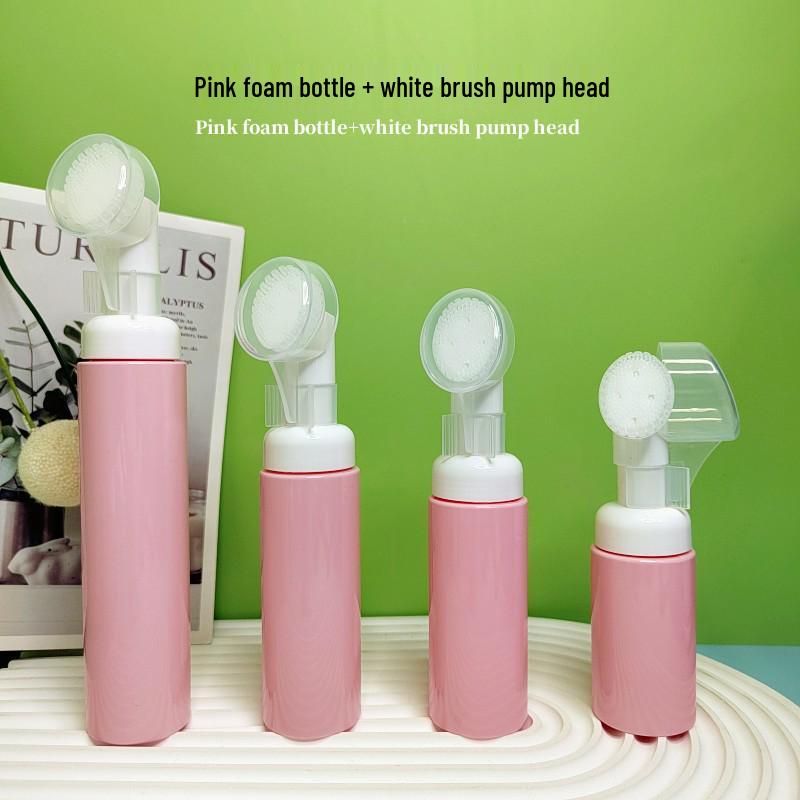 60ml Pink Travel Foaming Intimate Mousse Dispenser Bottle for Eyelash Cleanser