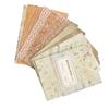 20 Fogli Adesivi Decorativi Estetici per Scrapbooking Journaling Diario Cornici per Foto Album, Carta per Scrapbooking