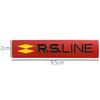 3d Metal Letters Logo RS Line Sticker Car Rear Trunk Badge Label For Car RS Line Emblem Decal Accessories