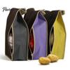 Home Kitchen Storage Supplies Reusable Self Sealing Potato Onion Bags, Light Blocking Bag with Side Vegetable Freshness Preserver Zipper, Non-woven