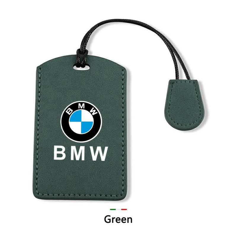 Suede Leather Car Smart NFC Card Key Case Cover Shell For BMW 1 3 5 7 Series X1 X3 X5 X6 X7 535le Protector Keychain Accessories