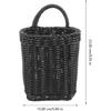 MAGICLULU Woven Storage Hanging Basket Decorative Wall Basket Organizer Flower Basket Imitation Rattan Storage Basket for Plants Key Sunglasses for