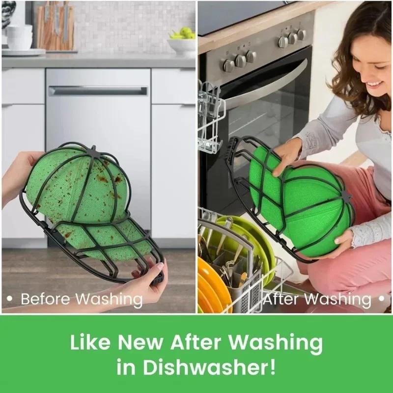 Hot Baseball Cap Washer Fit for Adult/Kid's Hat Washer Frame/Washing Cage Double-deck Hat Cleaners Shaper Protector