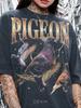 Pigeon Bird Lover Vintage Bootleg Comfort Colors® Tshirt, Retro Animal City Pigeon Lightning Graphic Wildlife Nature Tees,
