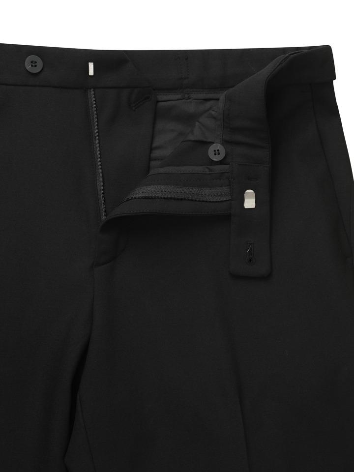 AND Z Men'S Tapered Fit Straight Fit Setup Pants_Blg5Pp1001Bk