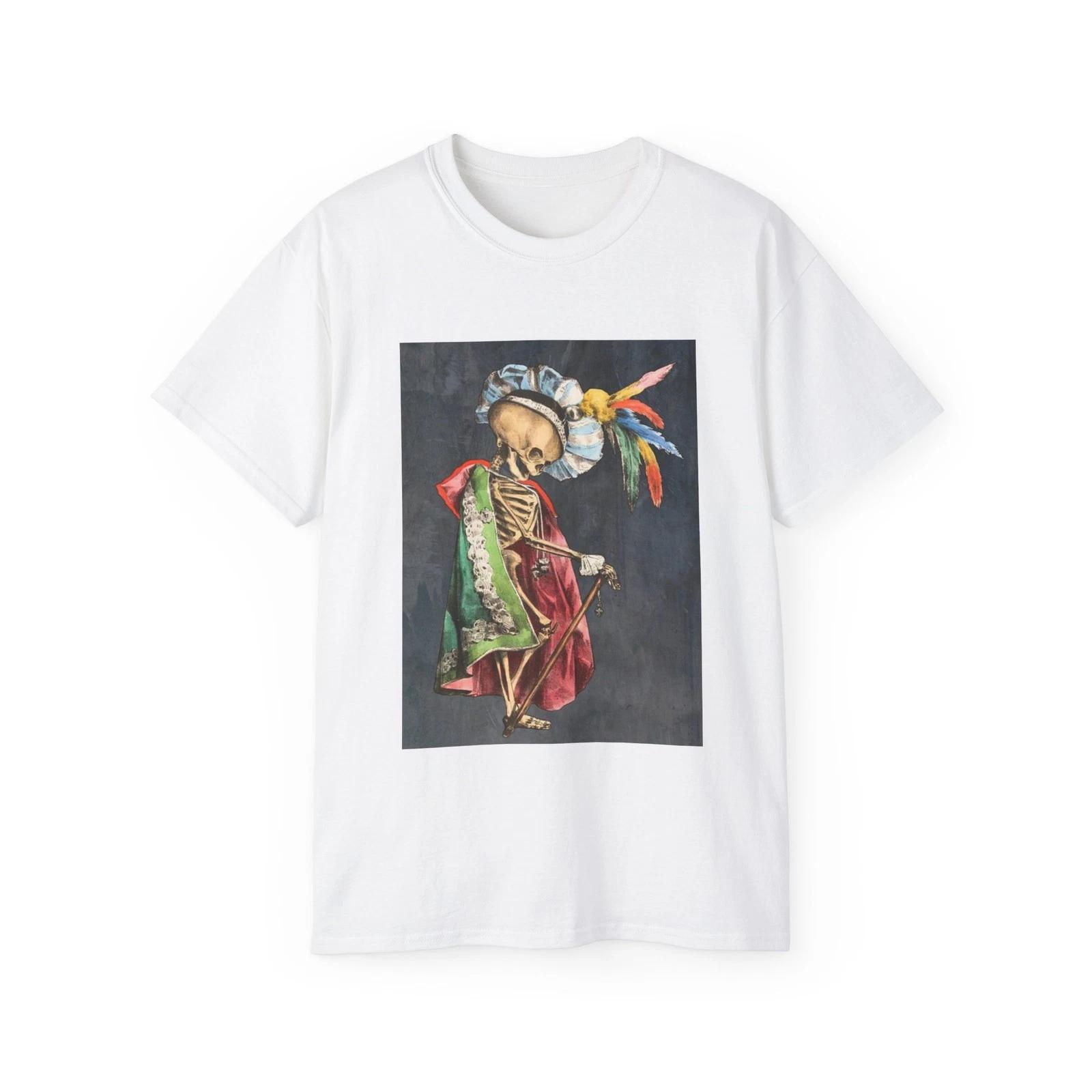 Skeleton King Prince Skull Bones Dead | Custom Graphic T-Shirt S