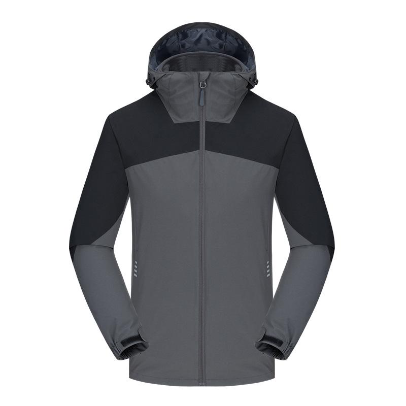 Outdoor School Uniform Jacket for Men, Two-piece Set, Three-in-one Fleece Jacket, Women's Windproof and Waterproof Mountaineering Jacket