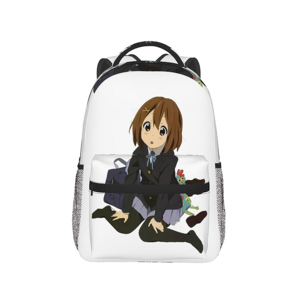 K-On Yui Hirasawa Anime Backpacks Boys Girls Bookbag Children School Bags Cartoon Travel Rucksack Shoulder Bag Large Capacity