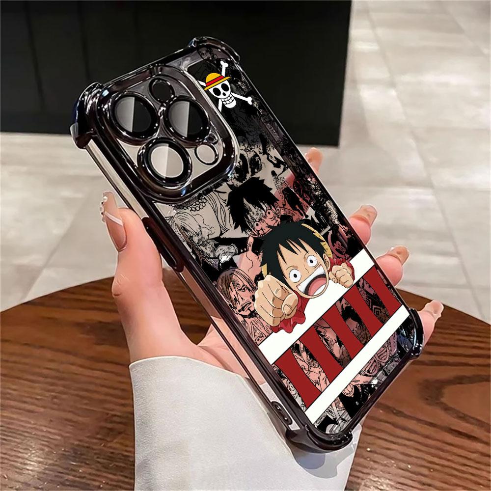 Cool Anime Luffys Zoro Plating Phone Case For Xiaomi 15T 15 14 13 Poco M7 F7 F4 F5 X7 X6 X5 X3 Pro Ultra 4G 5G Anti Fall Airbag