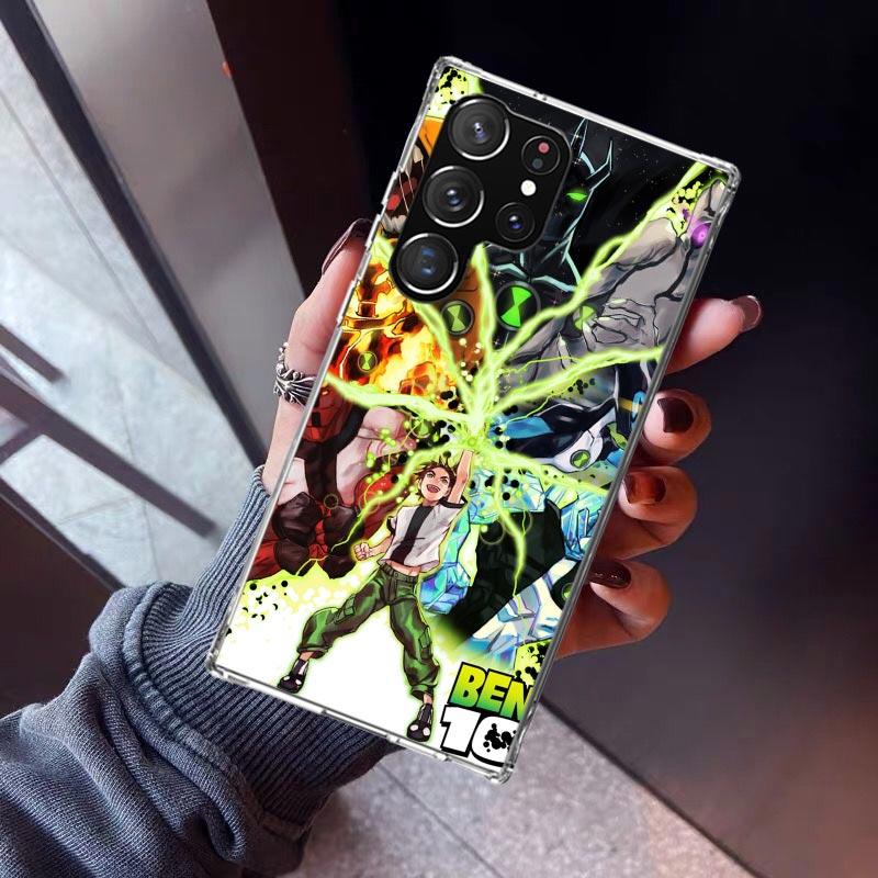 

Cartoon Ben 10 Phone Case For Samsung Galaxy S26 S25 Edge S24 S23 Ultra S22 Plus S21 S20 FE Soft TPU Back Cover Funda Galaxy S25 Samsung S23