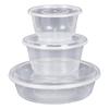 Transparent Disposable Bento Box with Lid for Takeaway - Ideal for Liangpi, Braised Snacks, & More
