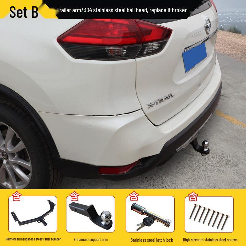 Enhanced Tow Bar for Nissan X-Trail, Qashqai, Murano, Terra, and New Paladin