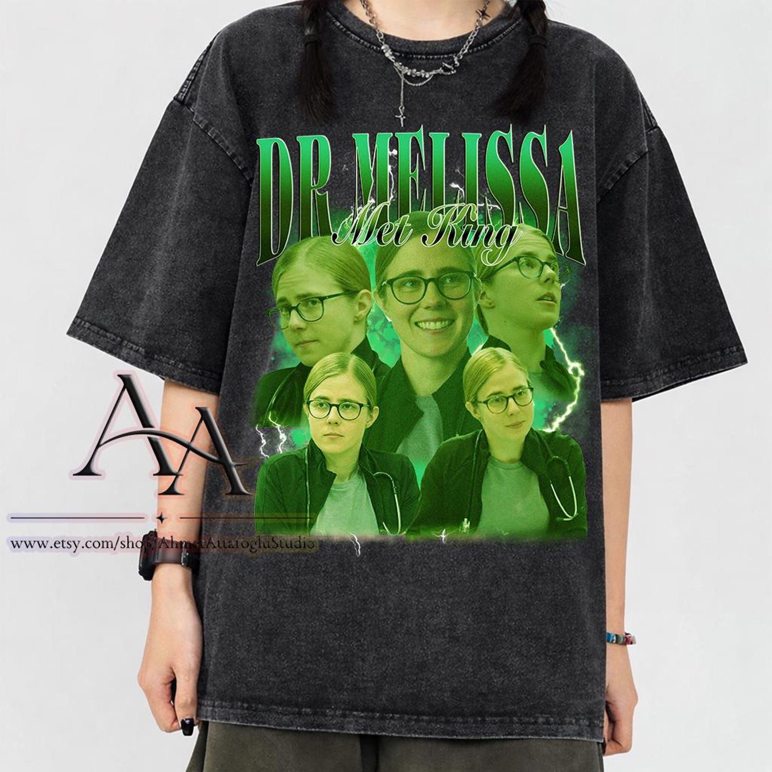 Mineral Wash Melissa King Bootleg Vintage Shirt, Funny Doctor Meme Tee, Retro Medical Aesthetic, Comfort Color Melissa King 90s Bootleg M