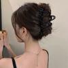 Elegant Geometric Wave Gold Silver Color Hair Claw Clip for Women Metal Large Hair Crab Clamp Hairgrip Korean Hair Accessories Headwear