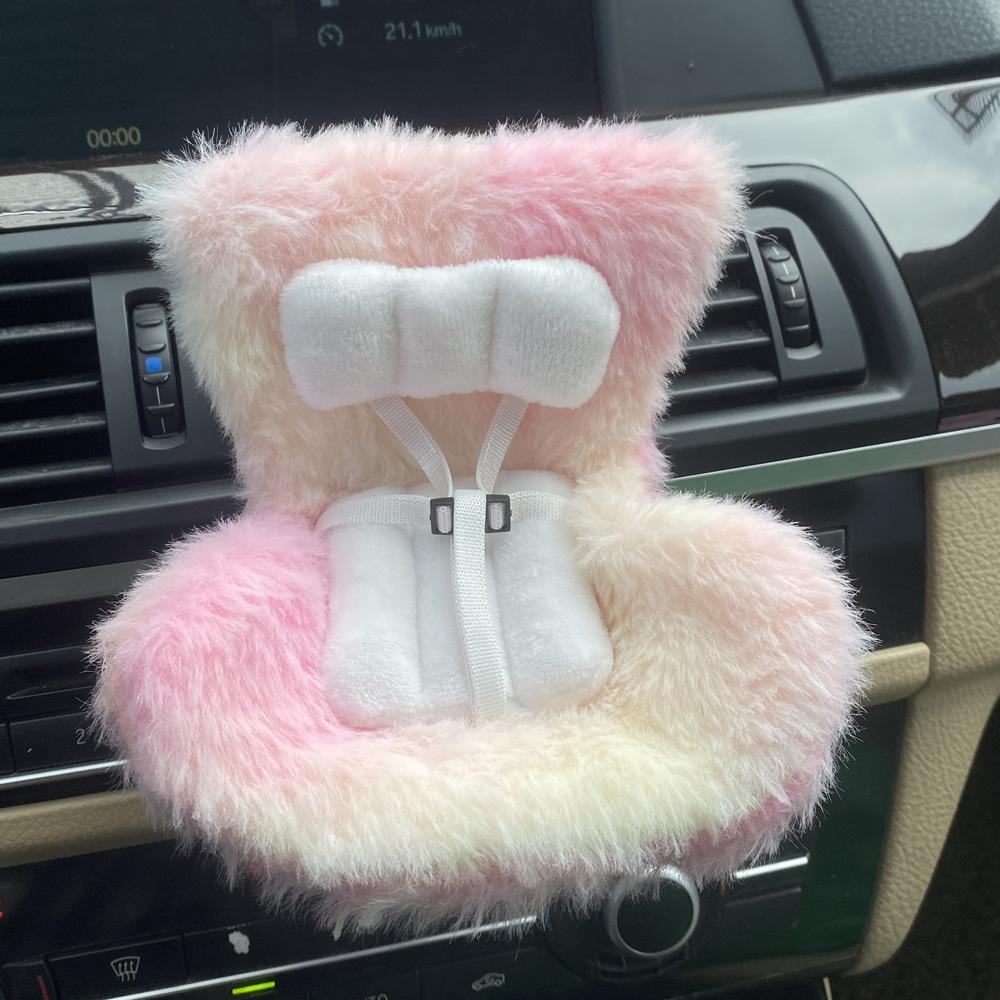 Puppensitz Autozubehör Ornament Labub Sicherheitssitz Puppenzubehör Dekoration