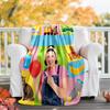 Di Più. Coperta Stampata Tema Rachel - Perfetta per Divano, Letto, Viaggio e Uso Esterno | Lavabile in Lavatrice, Accogliente e Durevole.