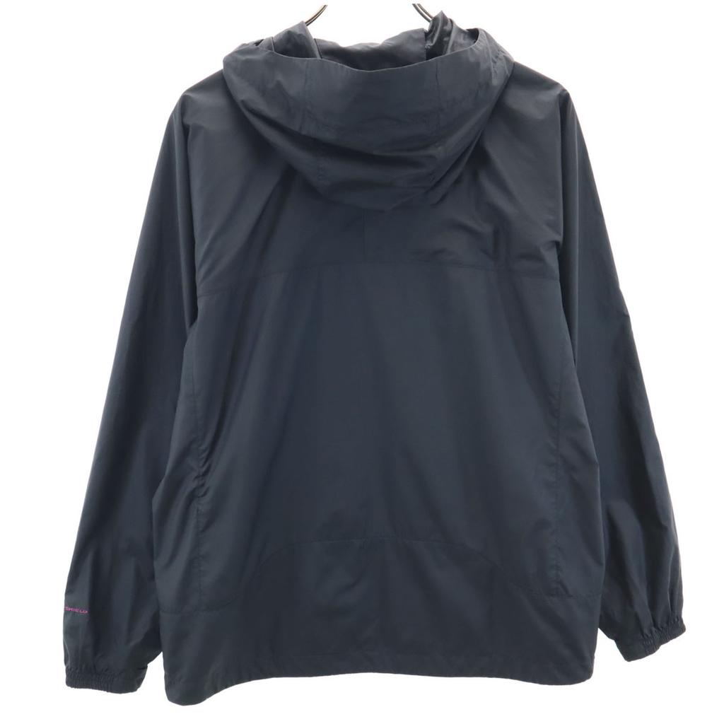 Columbia Kearns Jacket L Charcoal Black Outdoor OMNI-SHIELD Windbreaker Women Used