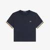 Fred Perry [Womens] Bold Tipped T-Shirt - Navy Afpf2612179-608