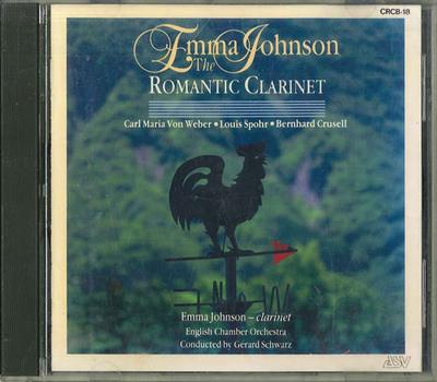 CD EMMA JOHNSON - Romantic Clarinet CRCB18 CROWN Japan Classical Used