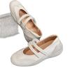 Silver Platform Inner Height-increasing Shoes 2025 New French Retro Mary Jane Casual Sports Ballet Single Shoes Women