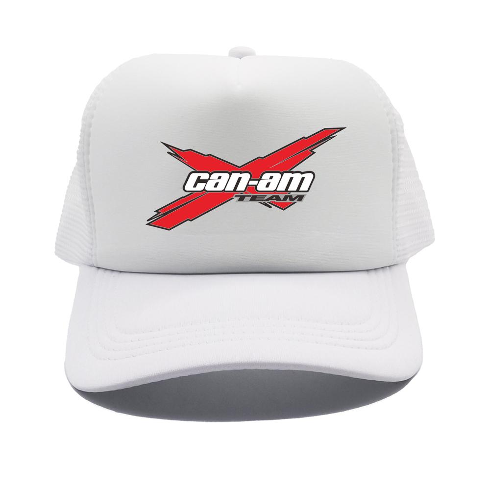 Can Am Logo BRP Trucker Cap Unisex Funny Can Am Baseball Cap Cool Summer Unisex Mesh Net Caps