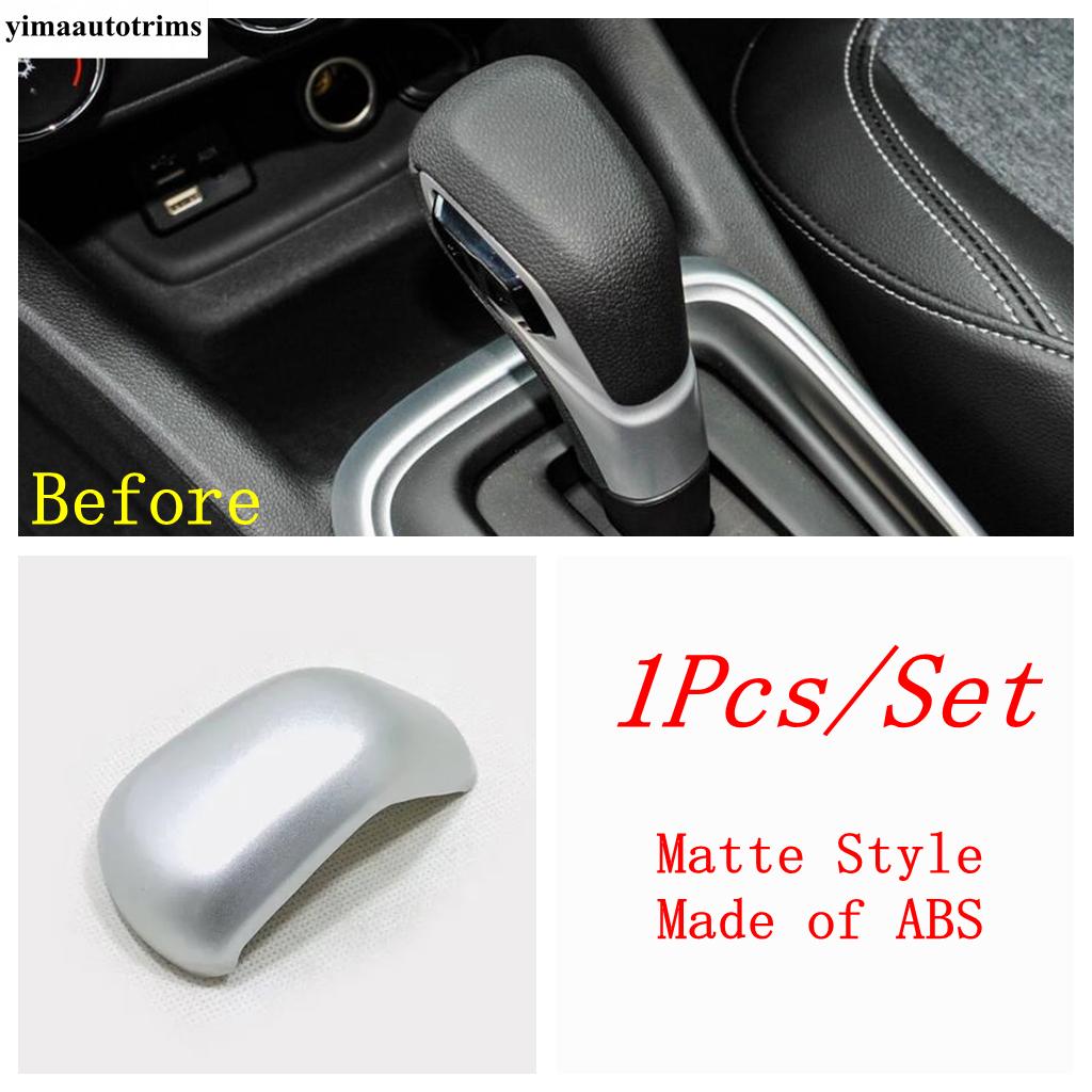 Transmission Gear Shift Shifter Knob Gear Head Handle Cover Trim For Chevrolet Tracker Trax - Carbon Fiber Accessories