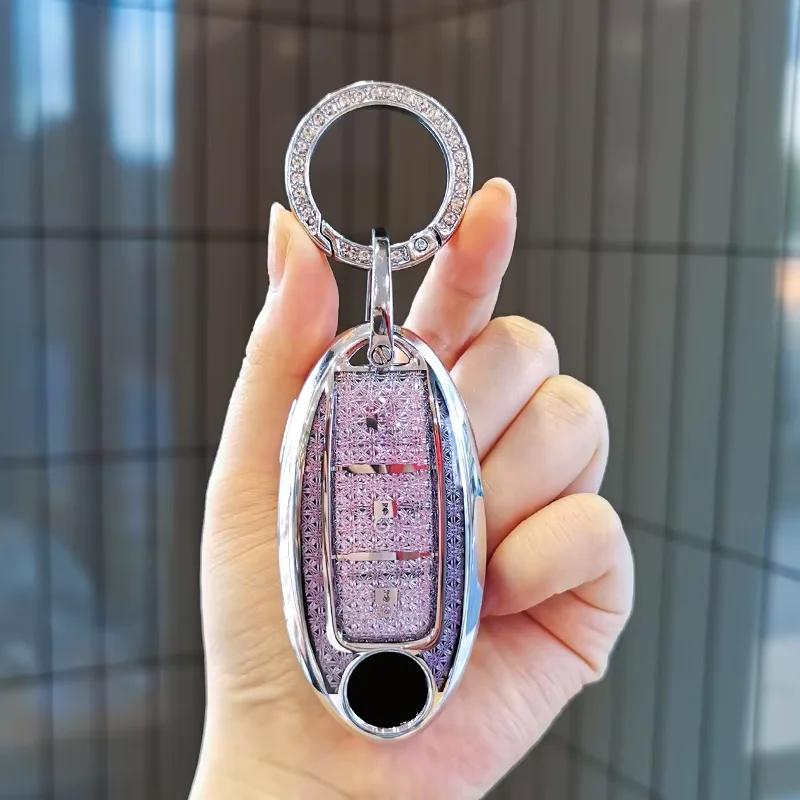 Suitable For Nissan 14Th Generation Classic Sylphy Keycase Tea Qashqai X-Trail Tiida Murano Sunny Keycover Key Shell Keychain