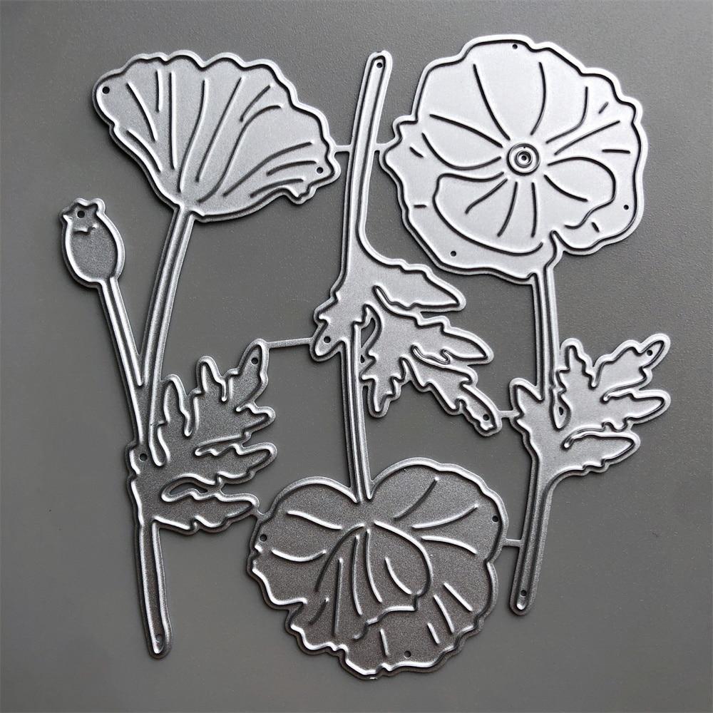

2022 NEW Lotus Leaf Metal Cutting Dies DIY Scrapbooking Тиснение бумаги Фотоальбом Штампы Ремесла Шаблоны Плесень Трафареты
