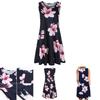 Women's Summer Boho Floral Tank Dress With Comfortable Loose Fit For Casual Beach Outings