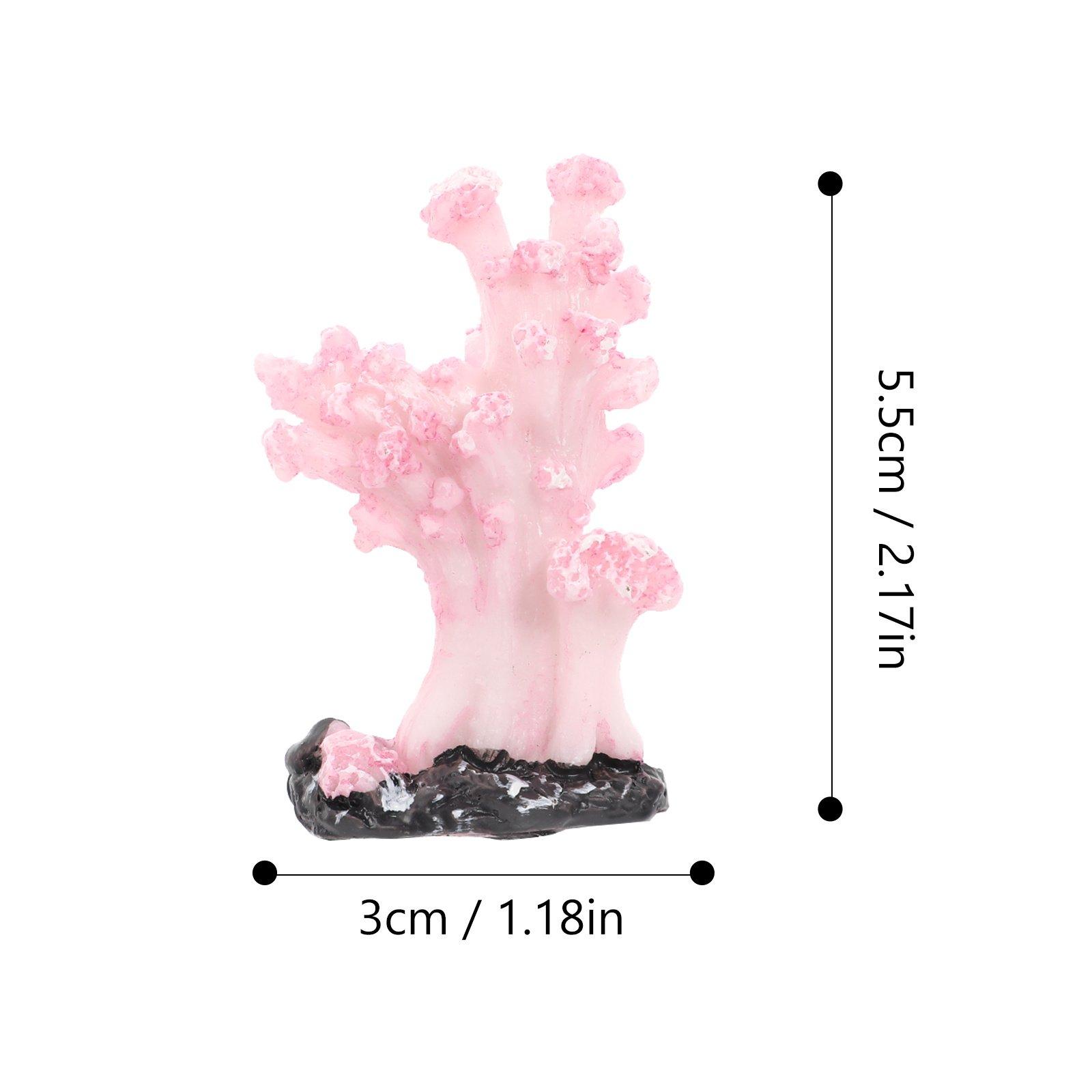 

5Pcs Resin Artificial Coral Ornaments for Fish Tank Aquarium Decoration Natural Look Shelter Safe Fresh Salt Water Easy Clean