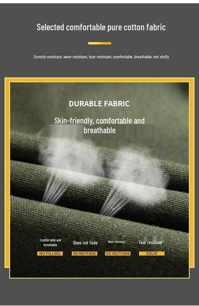 Men's and Women's Cotton Workwear Set, Anti-scalding and Wear-resistant for Welders and Auto Repair, Suitable for Spring and Autumn.