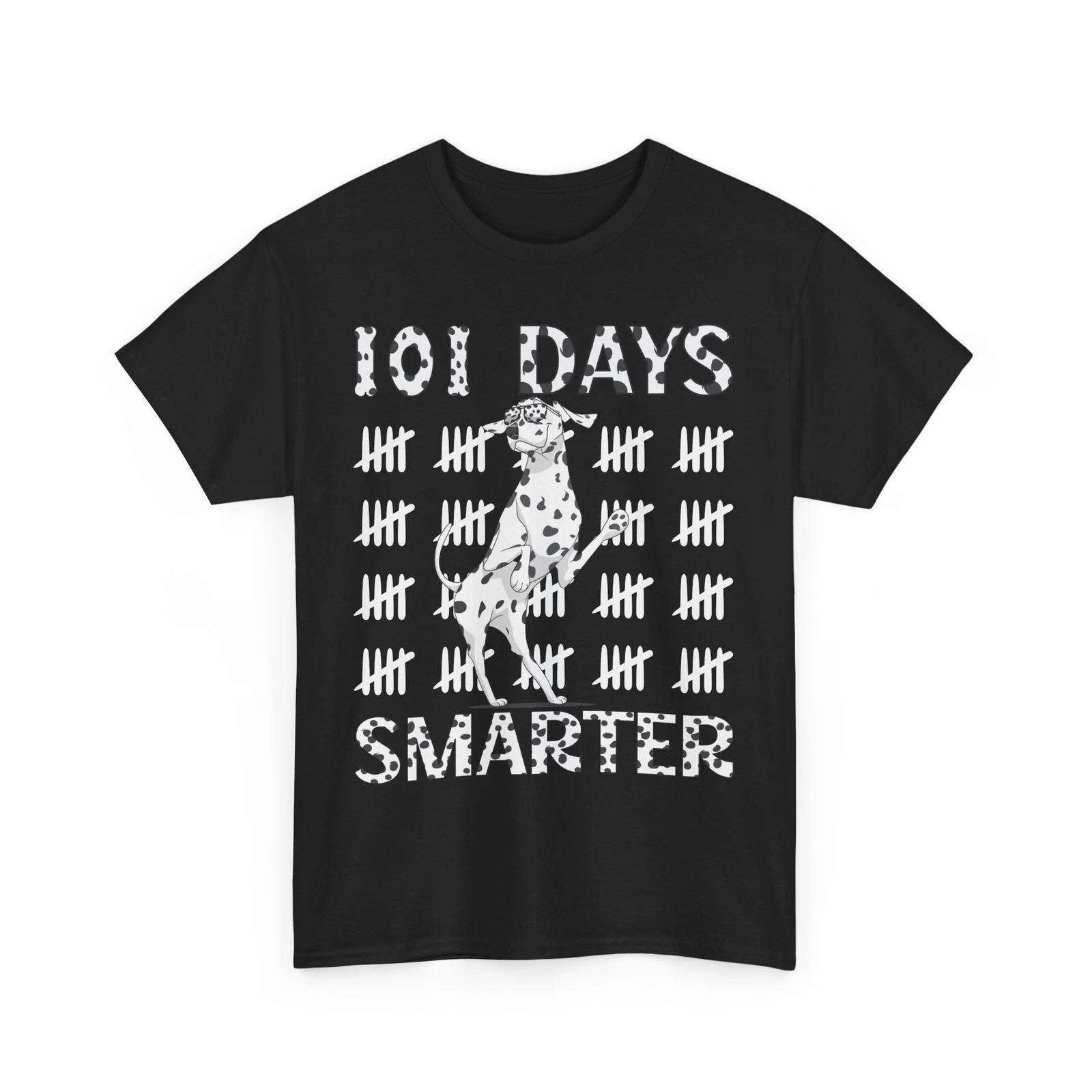 

About 101 Days of School Dog T-Shirt – Funny Puppy Paw Print Tee for Dog Owners S