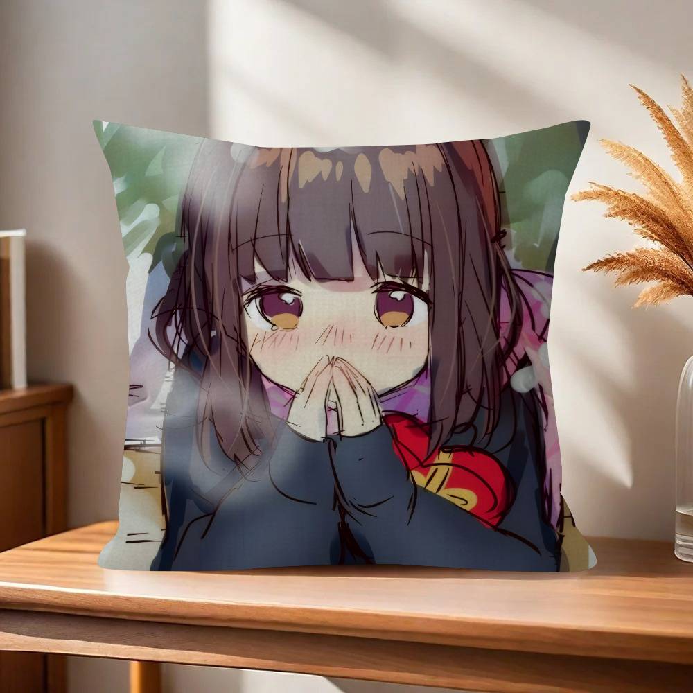 Anime Menhera Cute Chan  Pillow Cushion Cover Pillowcase Living Room Sofa Home Decor Customized