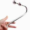 Vintage Prostate Anal Deep Insertion Hook Safe Silver Color Anal Hook Stimulator Toy