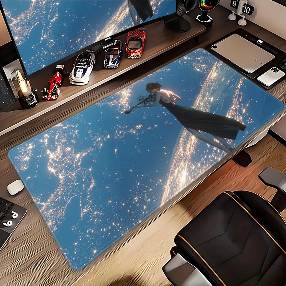 Ghost Blade WLOP Mouse Pad Play Mat,Large XXL90x40cmx5mm,stitch Desk Mats,Gaming Accessories,PC Parts