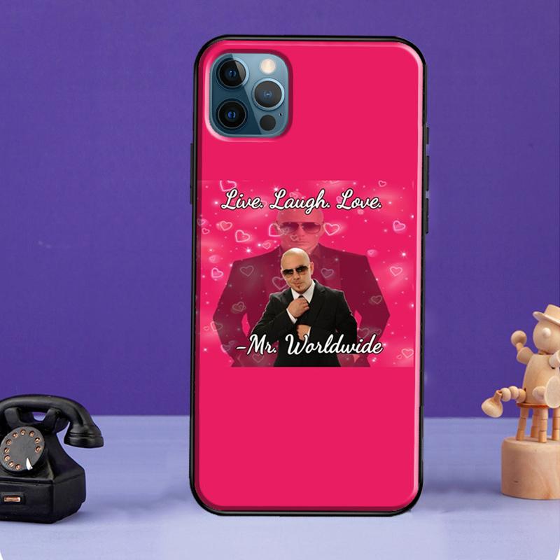 

Чехол Mr Worldwide Says To Live Laugh Love для iPhone XR X XS Max SE 7 8 Plus, чехол для телефона iPhone 11 14 12 13 Pro Max Mini iPhone 11