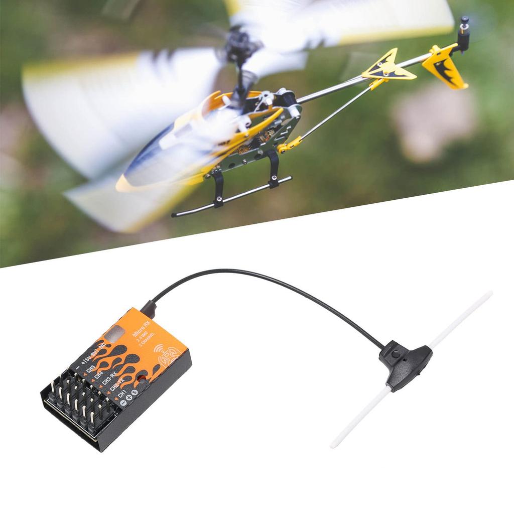 Receptor Micro ExpressLRS, Saída PWM de 5 Canais IPEX MHF Módulo Micro ELRS com Antena T, Módulo Receptor ExpressLRS para Helicóptero Carro Barco RC
