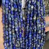 Raw Lapis Lazuli Irregular Beads for DIY Jewelry Crafting