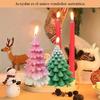 3D Christmas Decor Candle Silicone Mold for DIY Christmas Tree Aromatherapy Resin Plaster Mould Handmade  Chocolate Cake Making