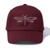 1pc Dragonfly Print  Baseball Cap for Adults,  Minimalist Retro Style Casual Soft Adjustable Dad Hat, Perfect As Gift