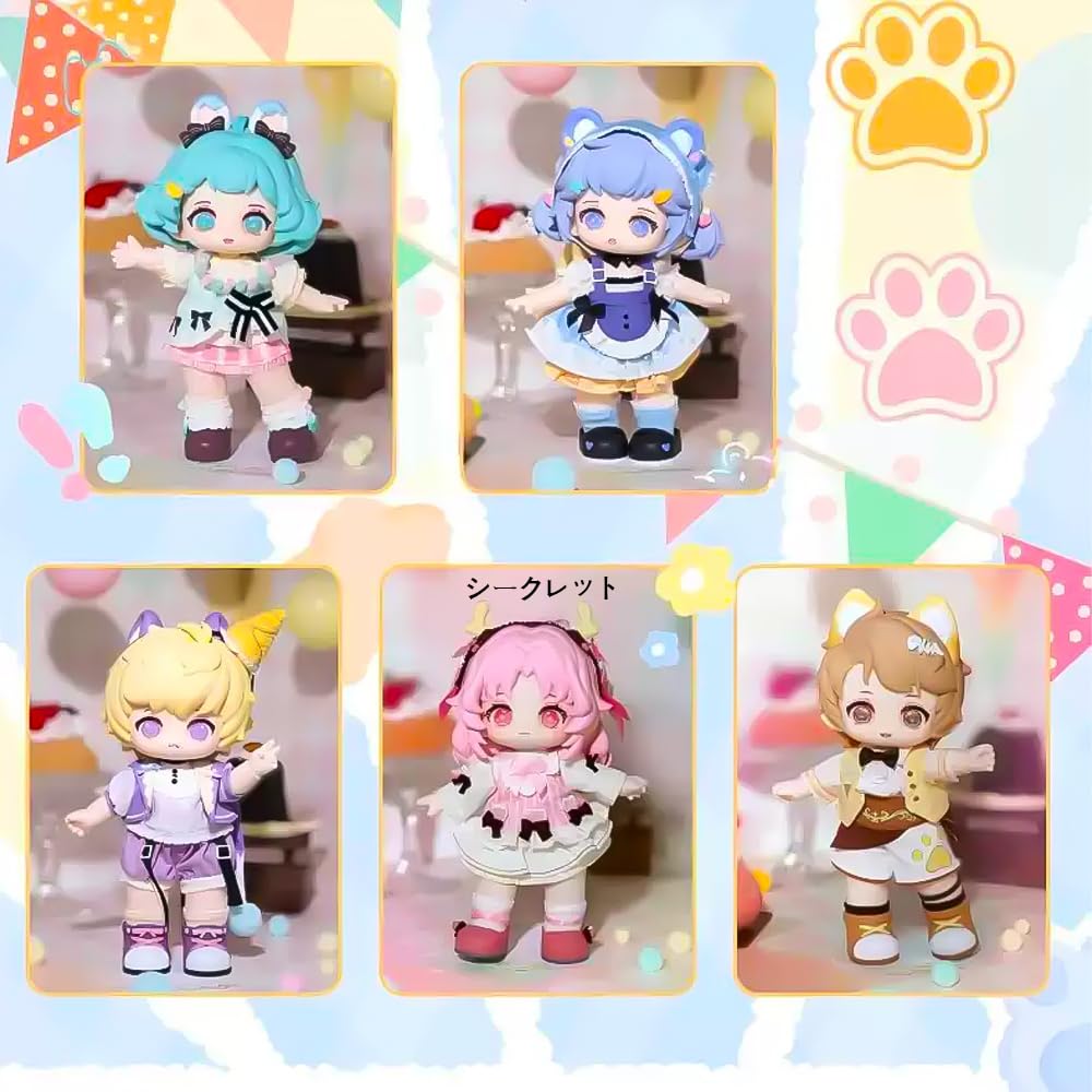 Honey Sweet Dreams Afternoon Tea Series Blind 1 Approximately 20cm PVC Scale BJD Articulated Painted Toy Perfect As a Gift for or New Random Doll,