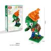 16 Stili Plants vs Zombies 2 Blocchi Saggezza Bambino Giocattolo Figura Girasole Sparasemi Ciliegio Testa di Ciliegio Zombie Gioco Regalo per Bambini